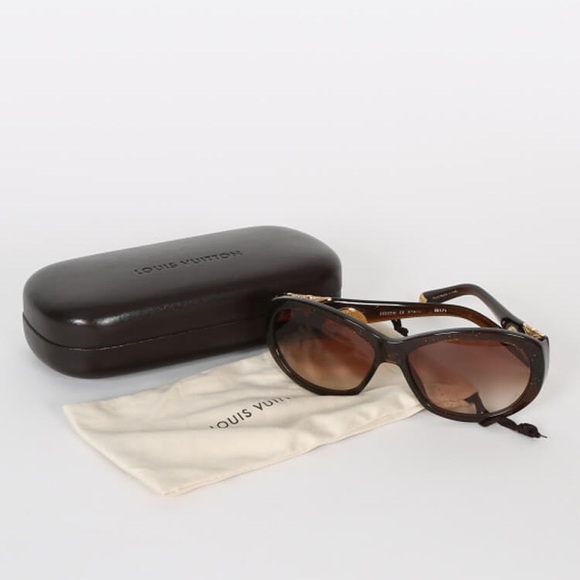 LOUIS VUITTON Iris Sunglasses Brown main image 8